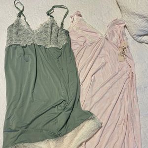 Two nursing gowns NWT size M